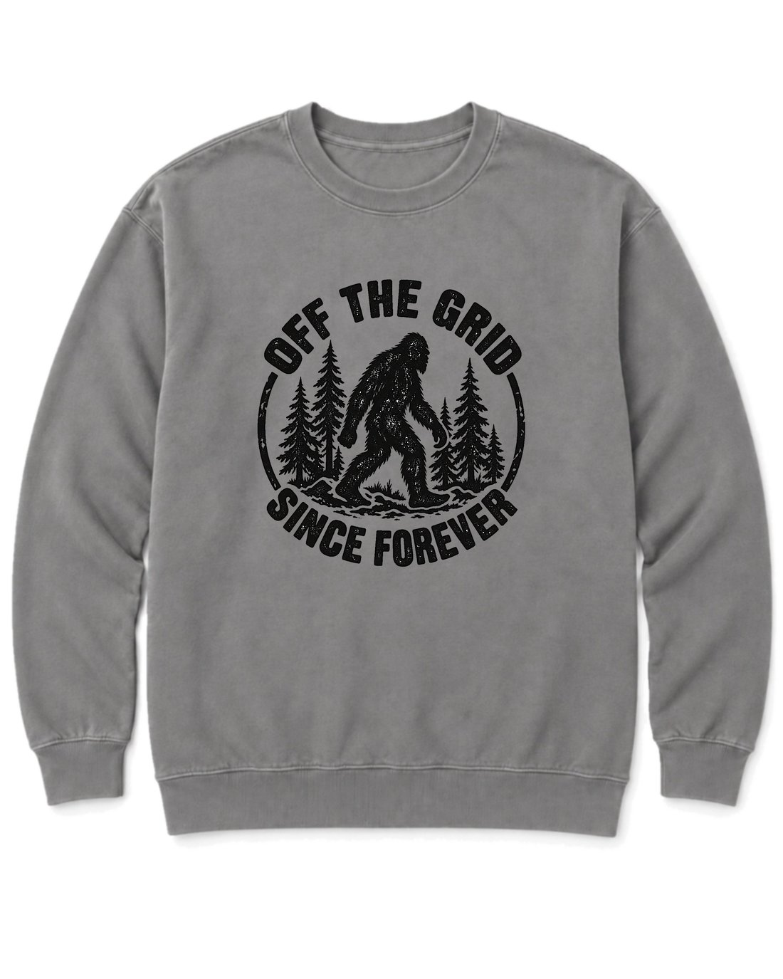 Off the Grid Since Forever Sweatshirt - Grey