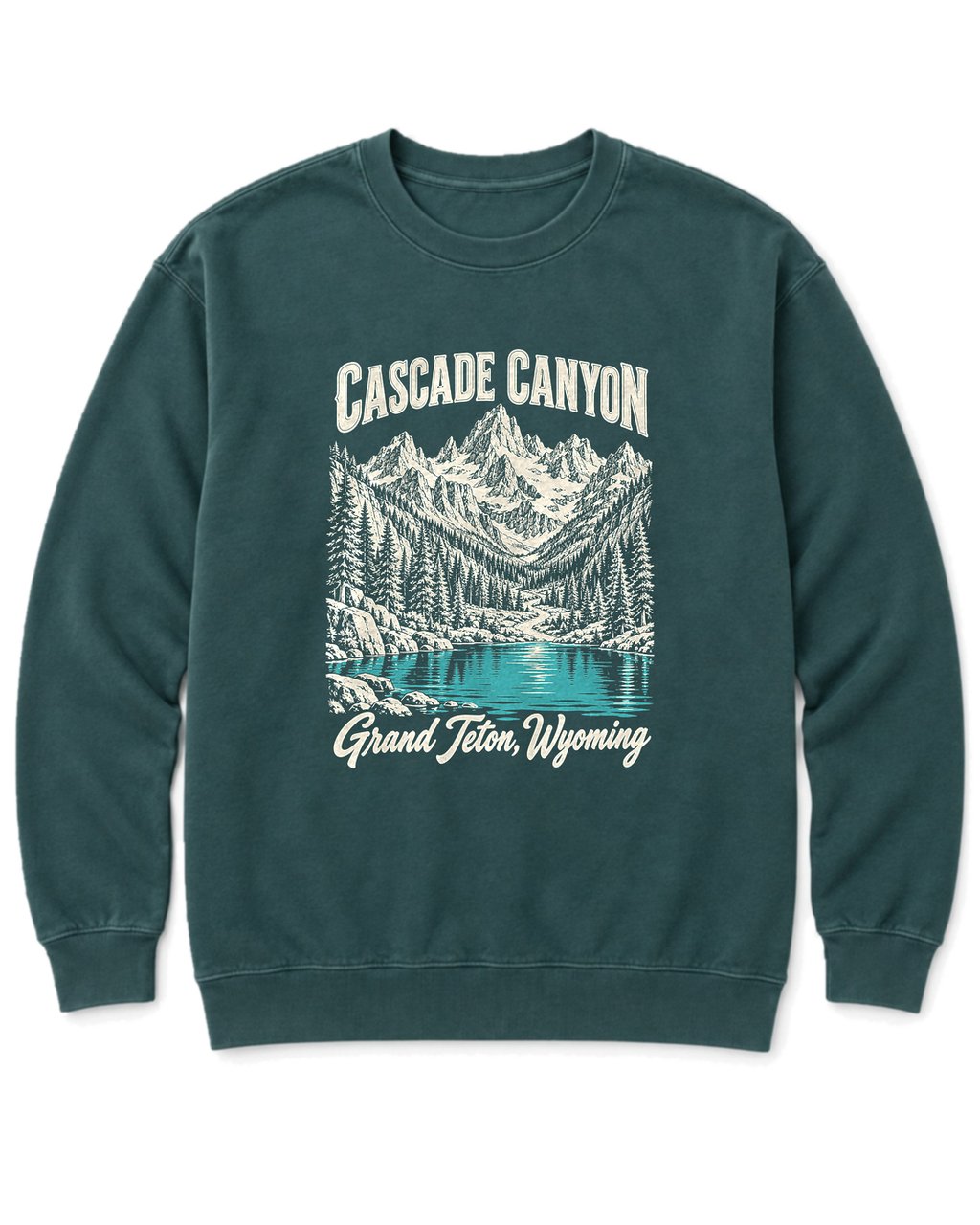 Cascade Canyon Sweatshirt - Blue Spruce