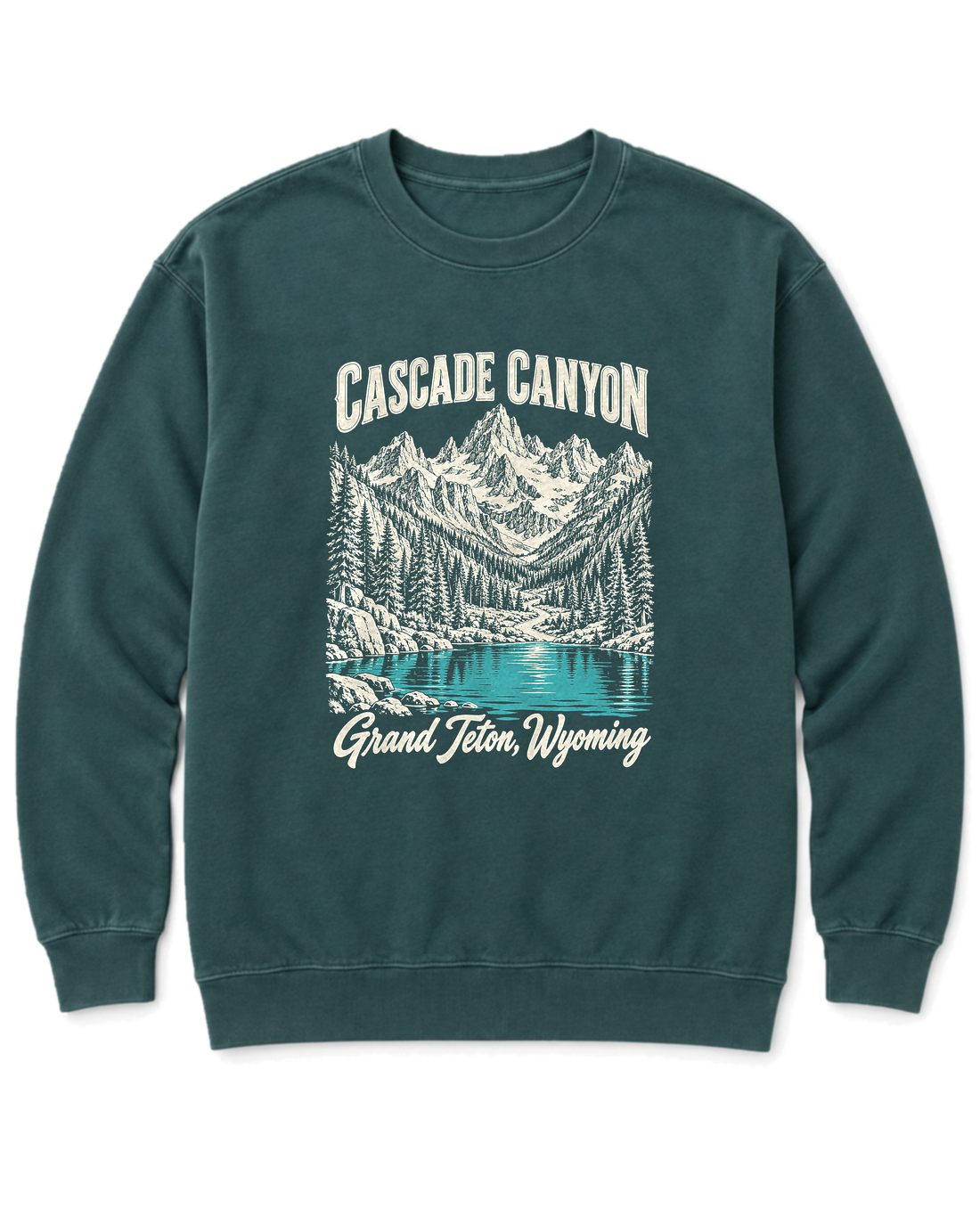 Cascade Canyon Sweatshirt - Blue Spruce