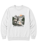 Quiet Mornings Sweatshirt - White