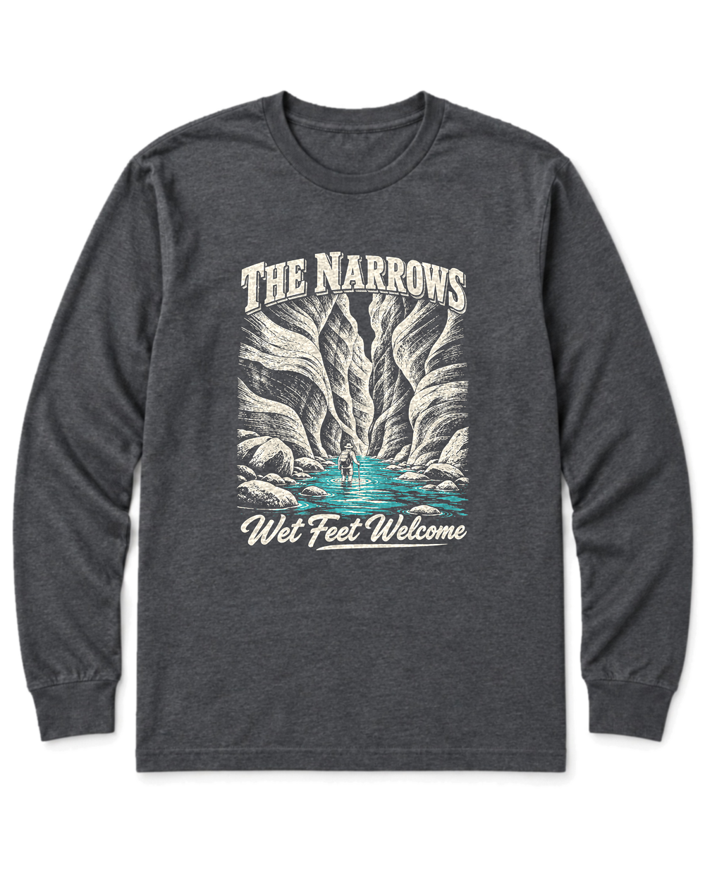 The Narrows Long Sleeve Shirt - Dark Heather
