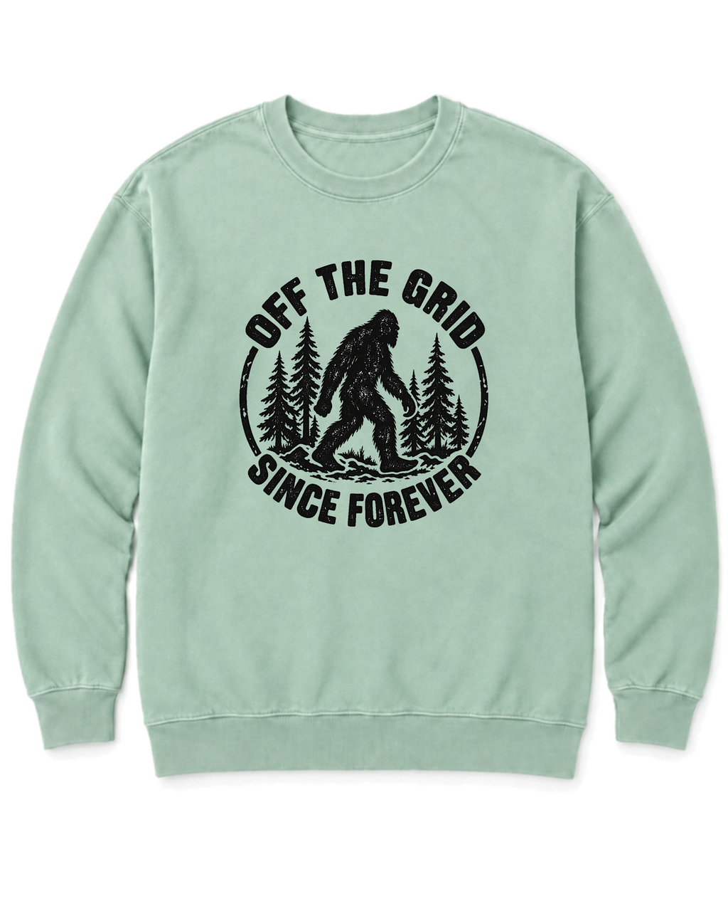 Off the Grid Since Forever Sweatshirt - Chalky Mint