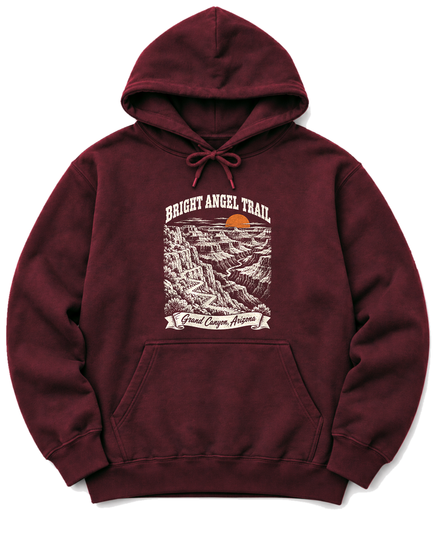 Bright Angel Trail Hoodie - Maroon