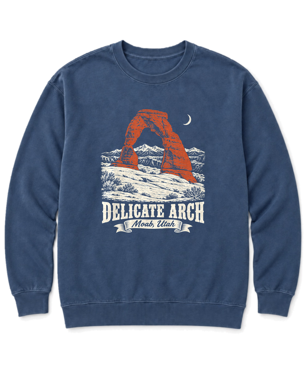 Delicate Arch Sweatshirt - Denim