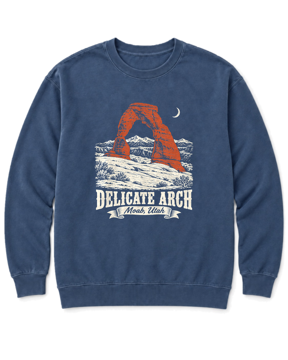 Delicate Arch Sweatshirt - Denim