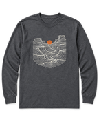 Canyon Sunset Long Sleeve Shirt - Dark Heather