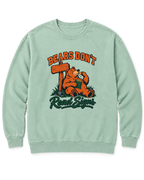 Bears Don't Read Signs Sweatshirt - Chalky Mint
