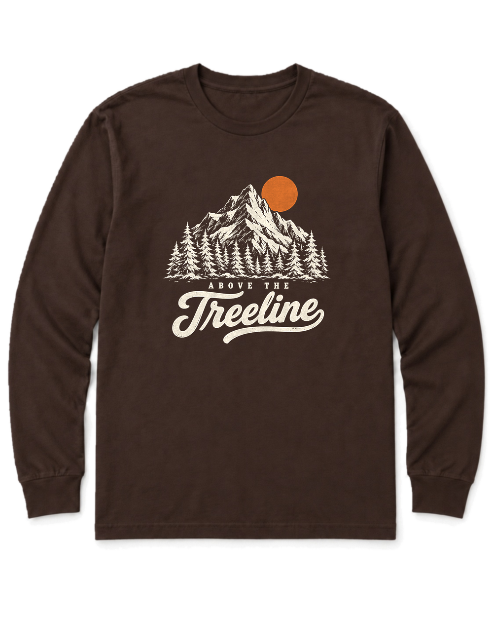 Above the Treeline Long Sleeve Shirt - Dark Chocolate