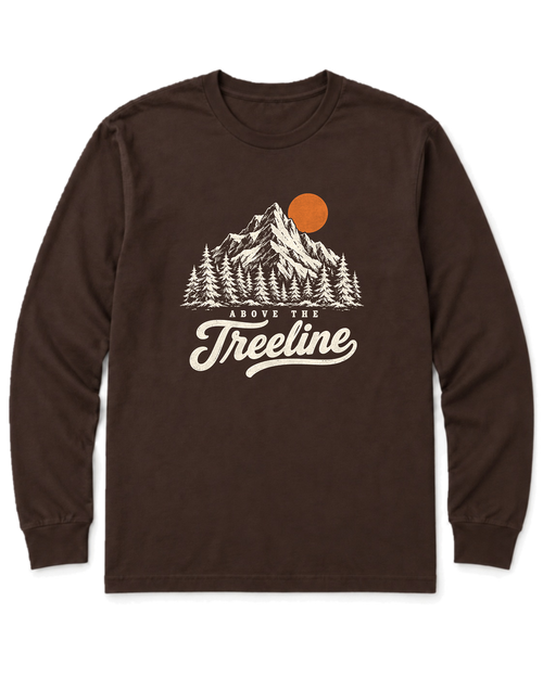 Above the Treeline Long Sleeve Shirt - Dark Chocolate