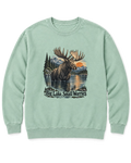 Big Lake, Small Worries Sweatshirt - Chalky Mint