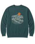 Pine Ridge Moon Sweatshirt - Blue Spruce