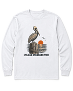 Pelican Standard Time Long Sleeve Shirt - White