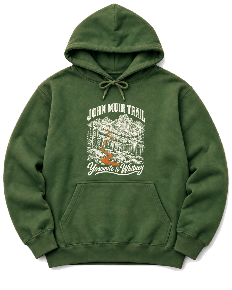 John Muir Trail Hoodie - Military Green