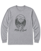 Miles of Quiet Long Sleeve Shirt - Sport Grey