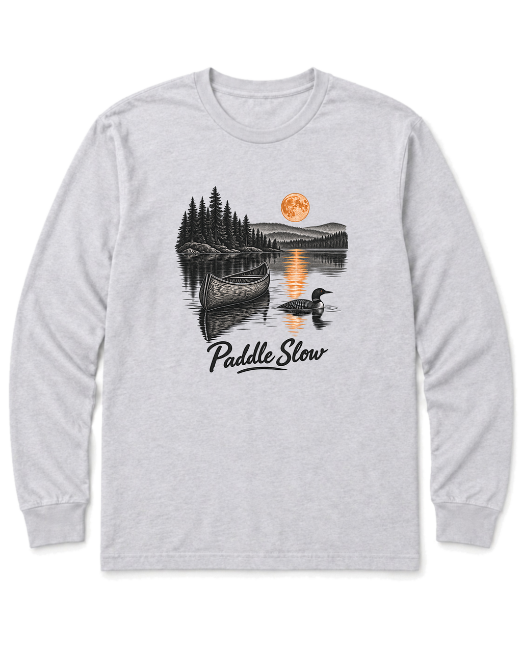 Paddle Slow Long Sleeve Shirt - Ash
