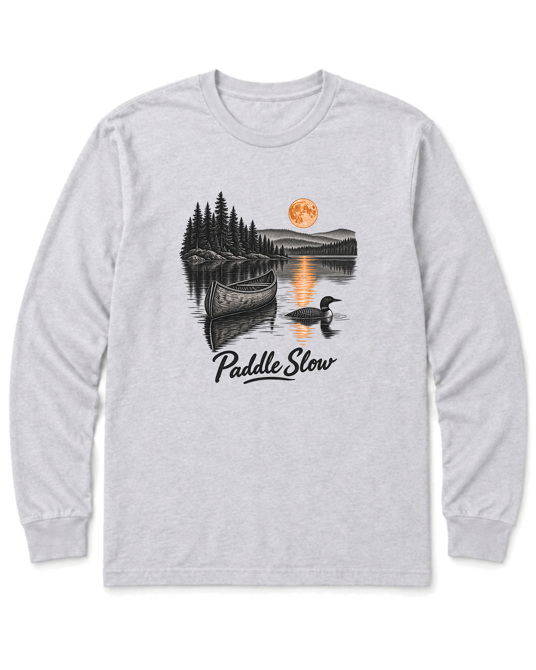 Paddle Slow Long Sleeve Shirt - Ash