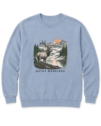 Quiet Mornings Sweatshirt - Chambray
