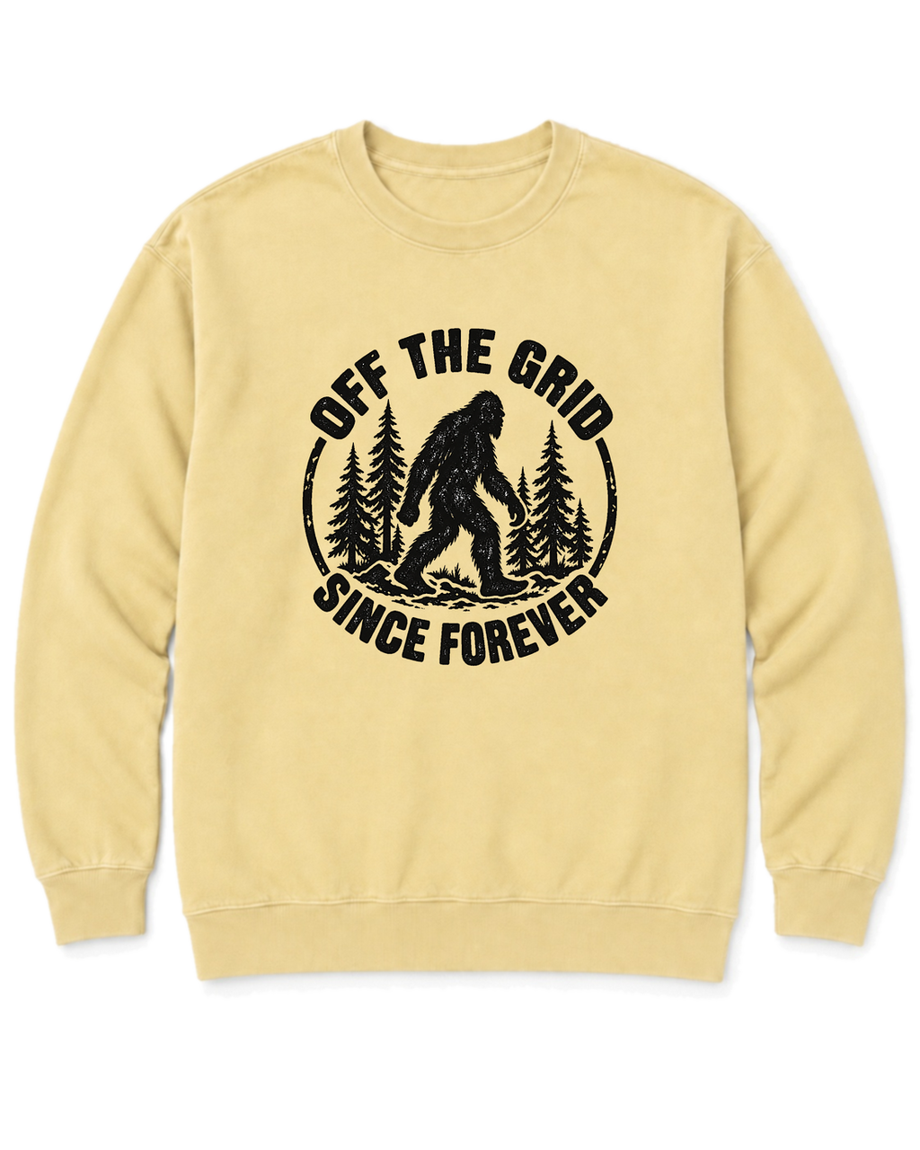 Off the Grid Since Forever Sweatshirt - Butter