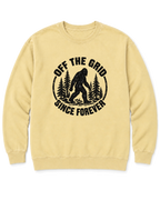 Off the Grid Since Forever Sweatshirt - Butter