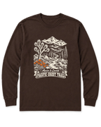 Pacific Crest Trail Long Sleeve Shirt - Dark Chocolate