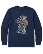 Honey Heist Long Sleeve Shirt - Navy