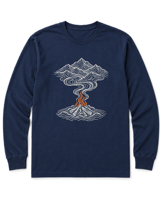 Campfire Smoke Long Sleeve Shirt