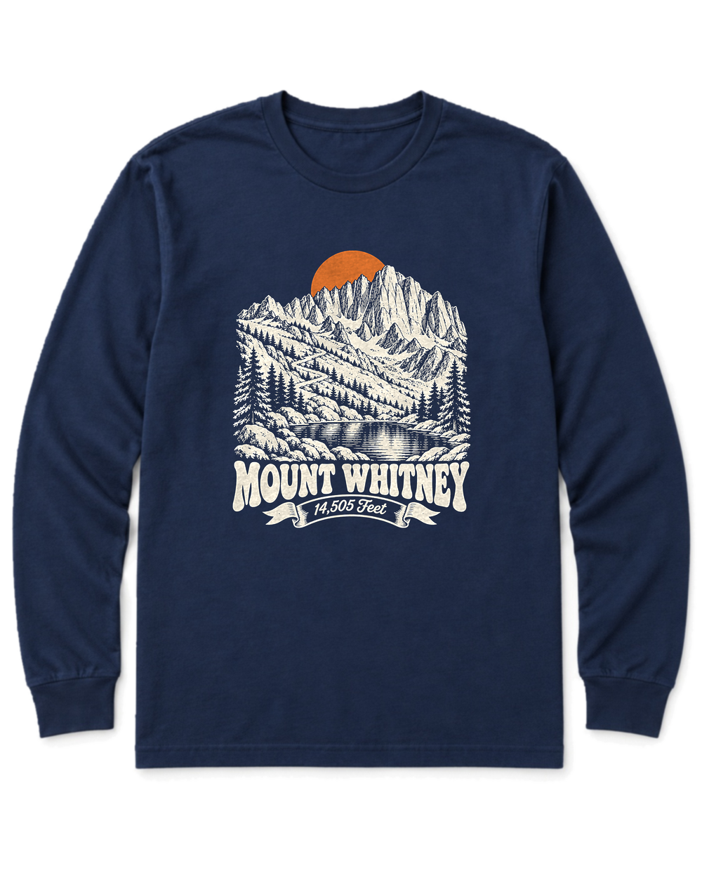 Mount Whitney Long Sleeve Shirt - Navy