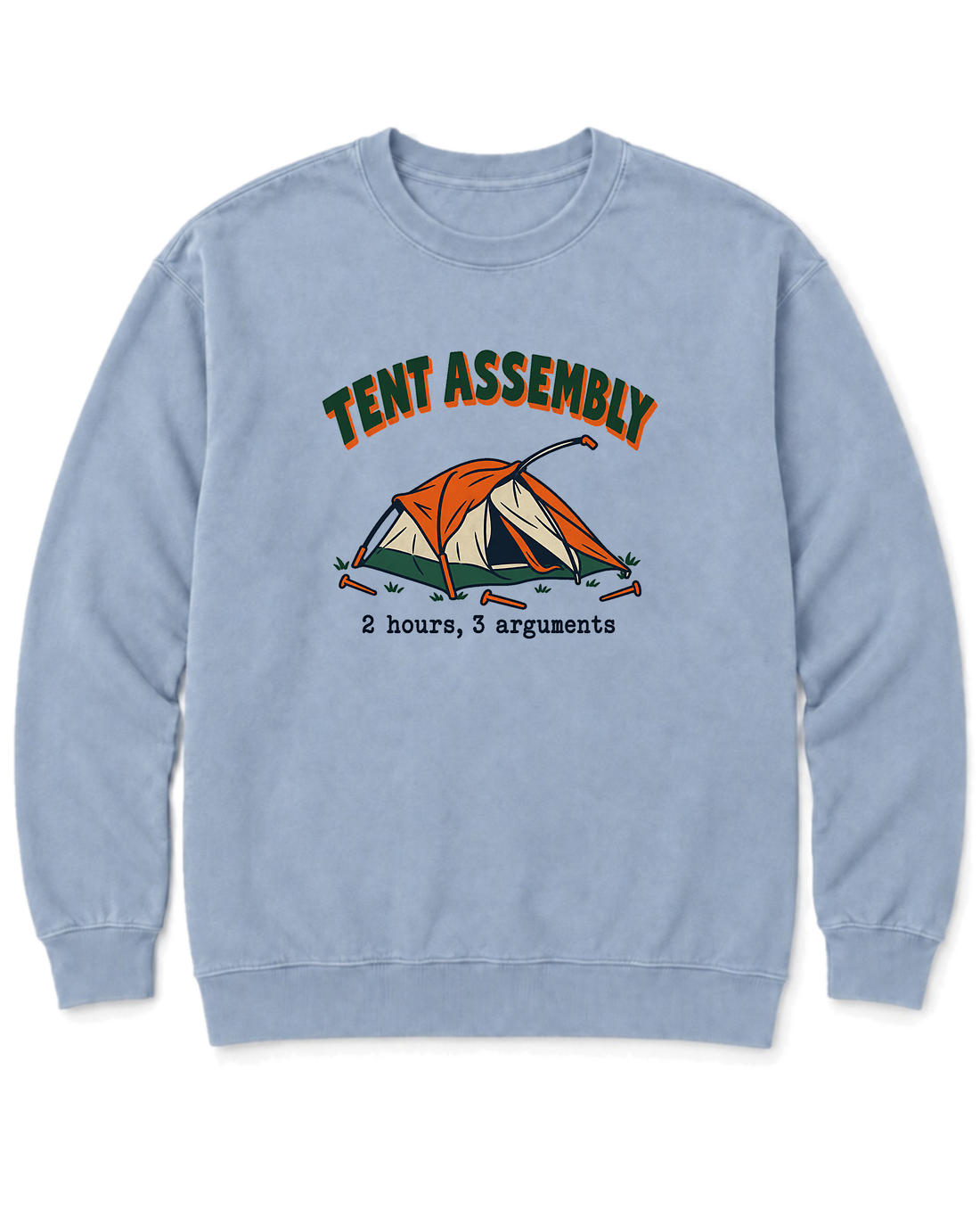 Tent Assembly Sweatshirt - Chambray