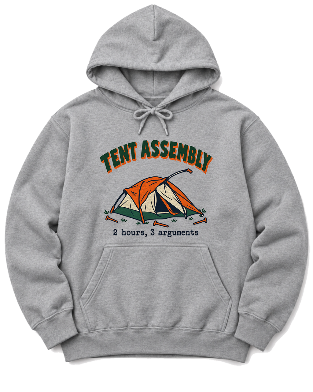 Tent Assembly Hoodie - Sport Grey