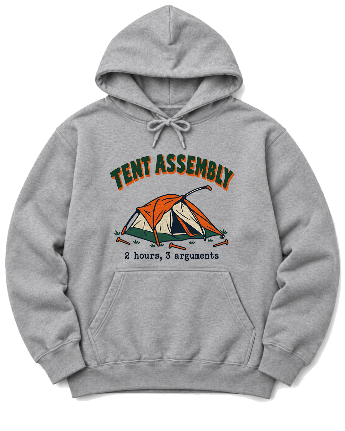Tent Assembly Hoodie - Sport Grey