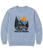 Fresh Air Required Sweatshirt - Chambray