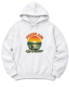 Fresh Air & Low Expectations Hoodie - White