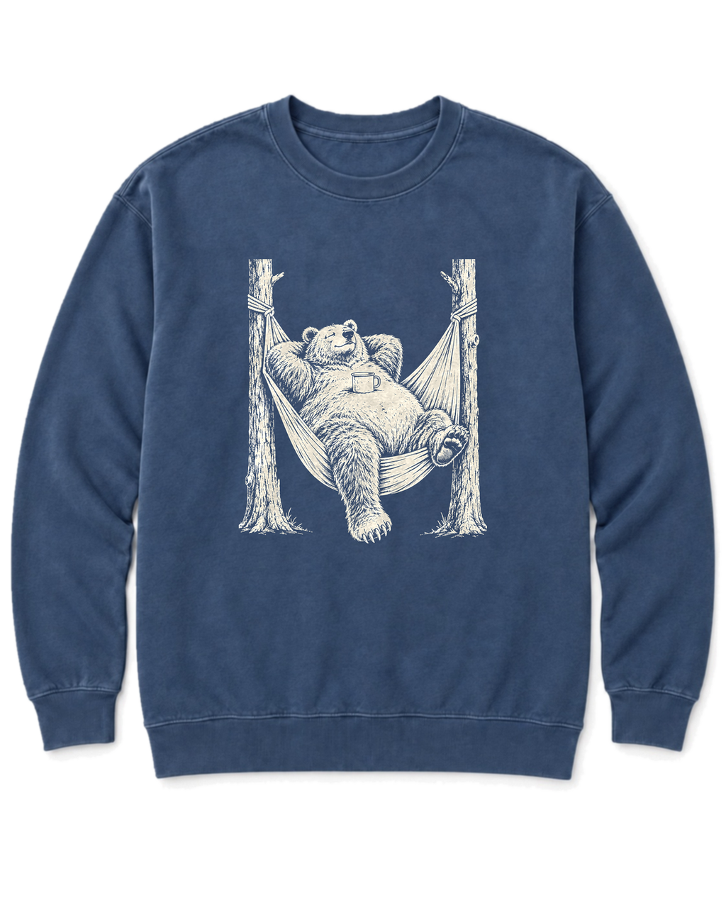 Hammock Grizzly Sweatshirt - Denim