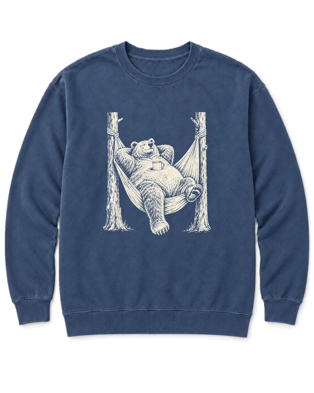Hammock Grizzly Sweatshirt - Denim