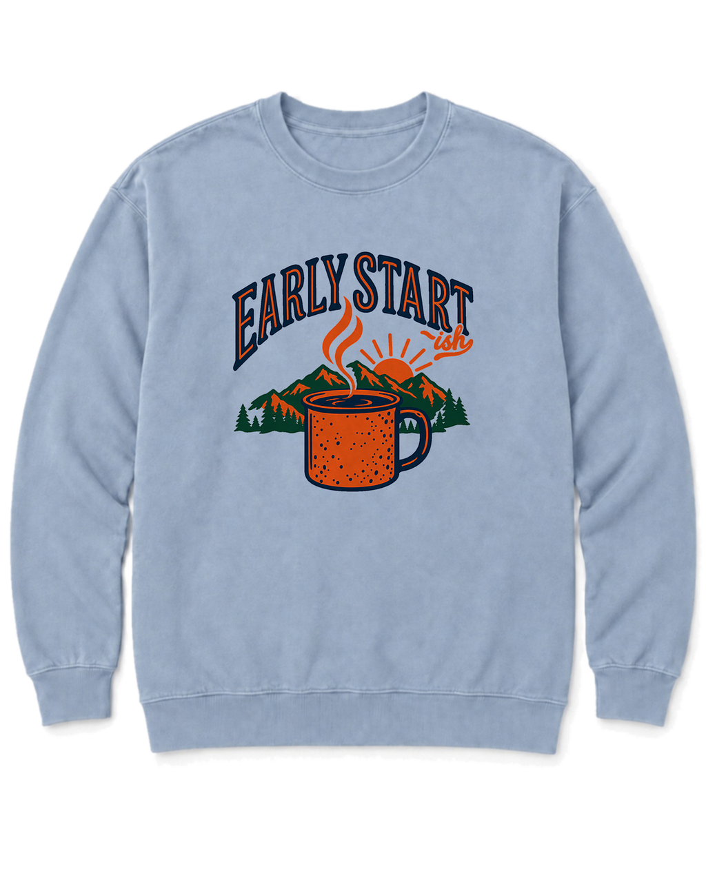 Early Start-ish Sweatshirt - Chambray