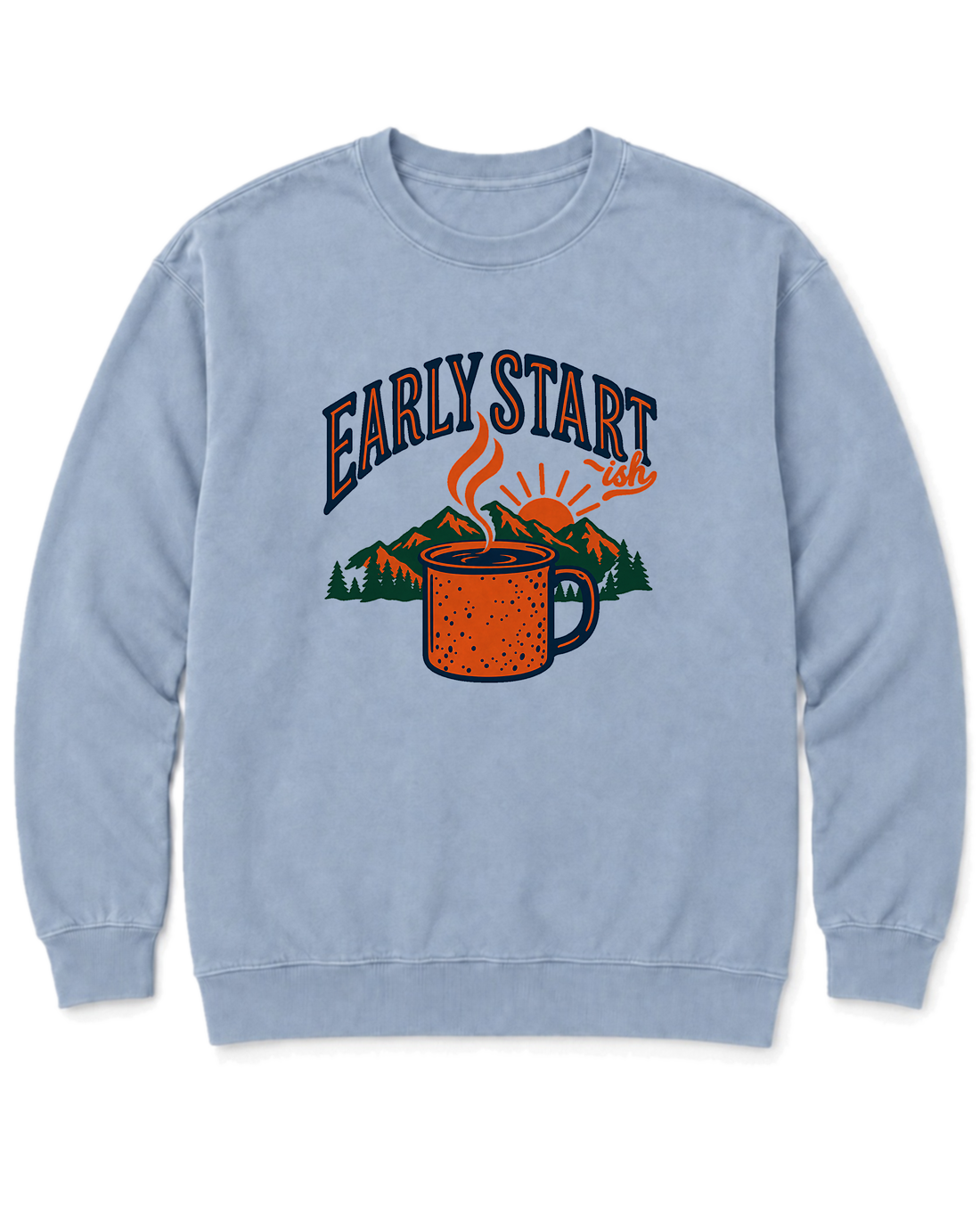 Early Start-ish Sweatshirt - Chambray
