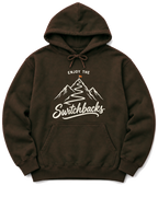 Enjoy the Switchbacks Hoodie - Dark Chocolate