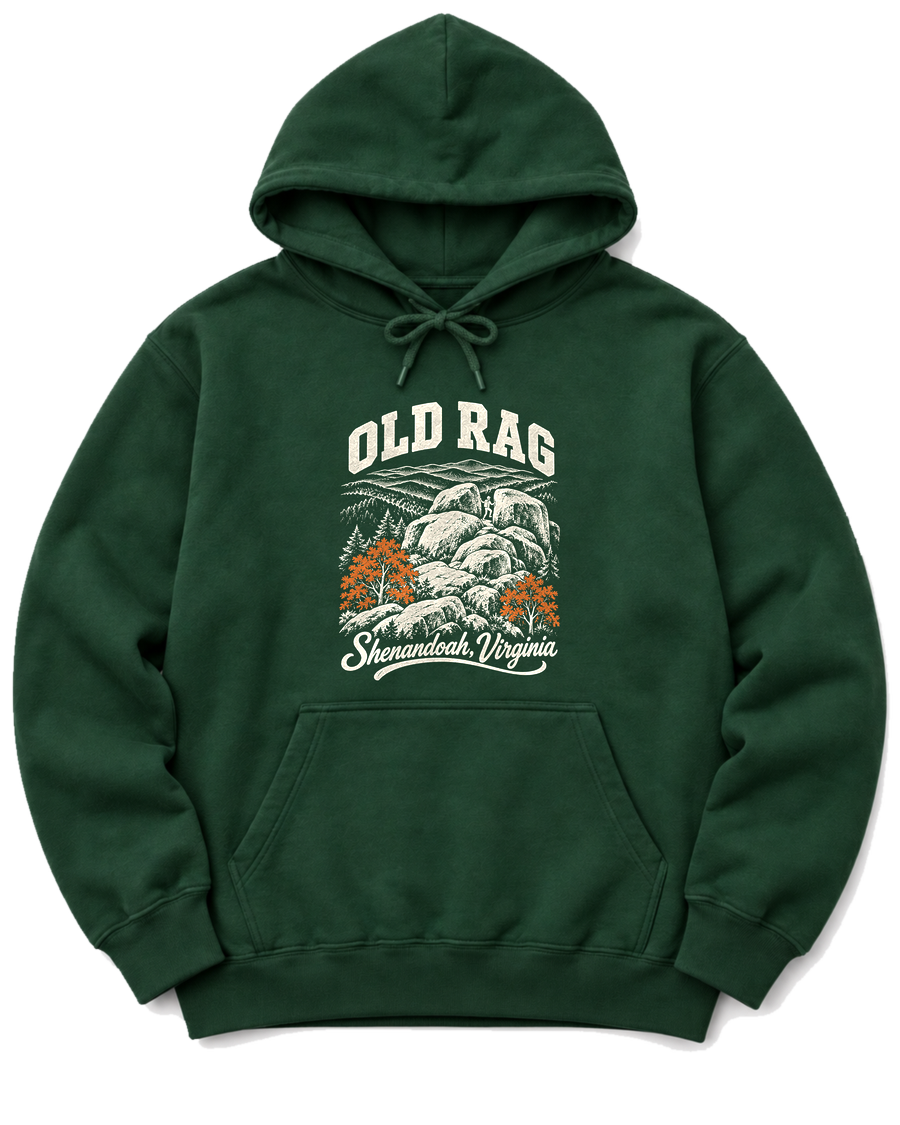 Old Rag Hoodie - Forest Green
