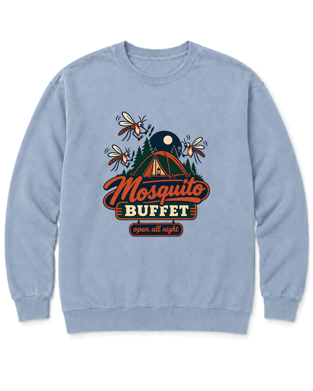 Mosquito Buffet Sweatshirt - Chambray