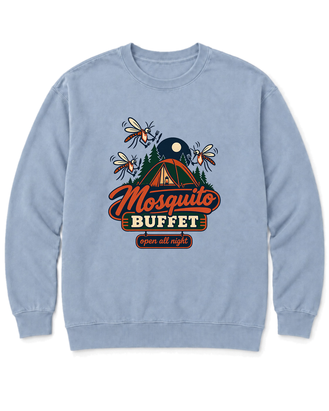 Mosquito Buffet Sweatshirt - Chambray
