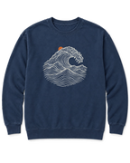 Ocean Wave Sweatshirt - True Navy