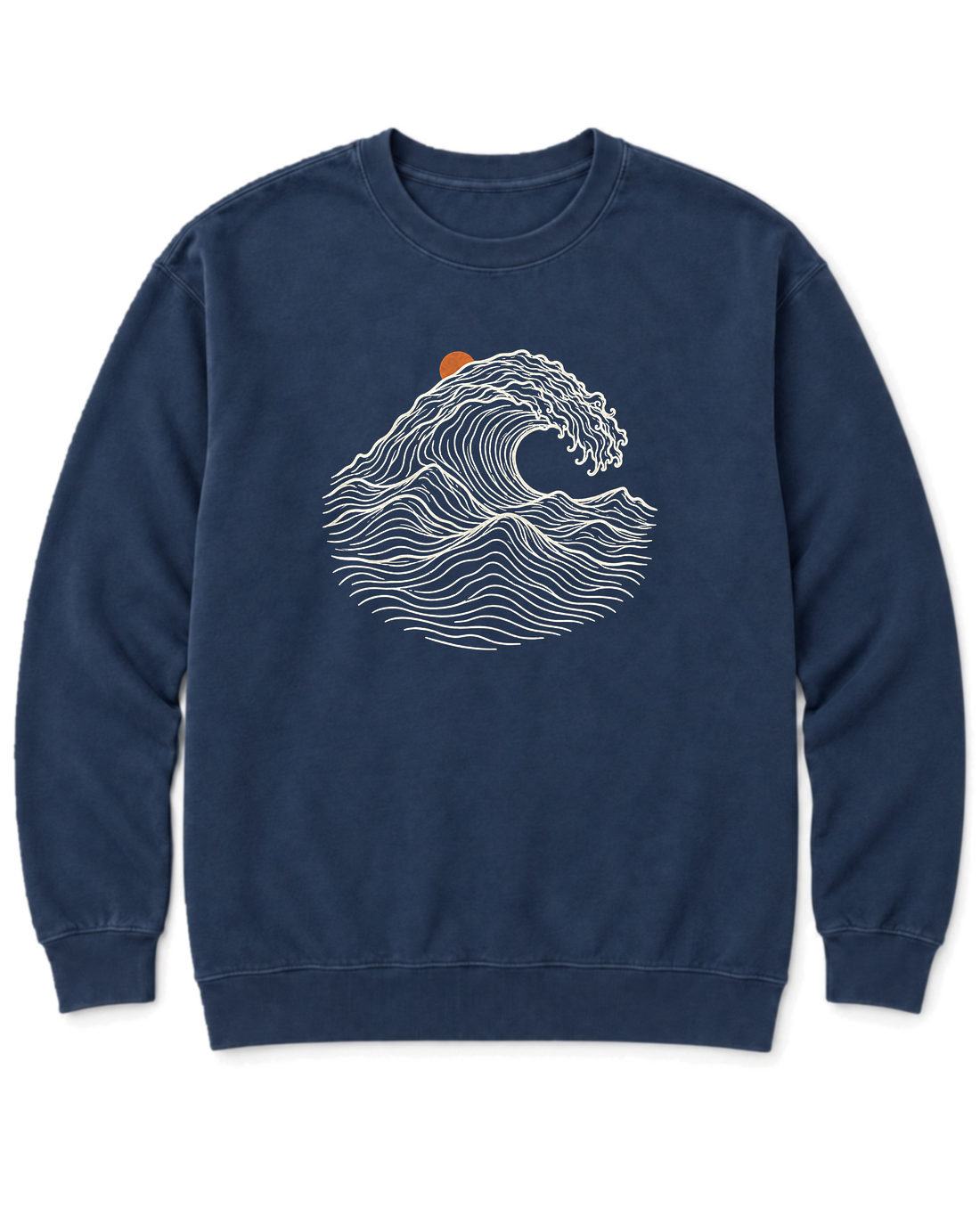 Ocean Wave Sweatshirt - True Navy