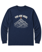 You Are Here Long Sleeve Shirt - Navy