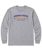 Scenic Views from the Car Long Sleeve Shirt - Sport Grey