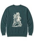 Tiny Backpack Grizzly Sweatshirt - Blue Spruce