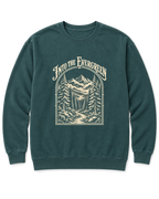 Into the Evergreen Sweatshirt - Blue Spruce