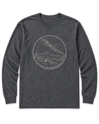 Out Past the Streetlights Long Sleeve Shirt - Dark Heather