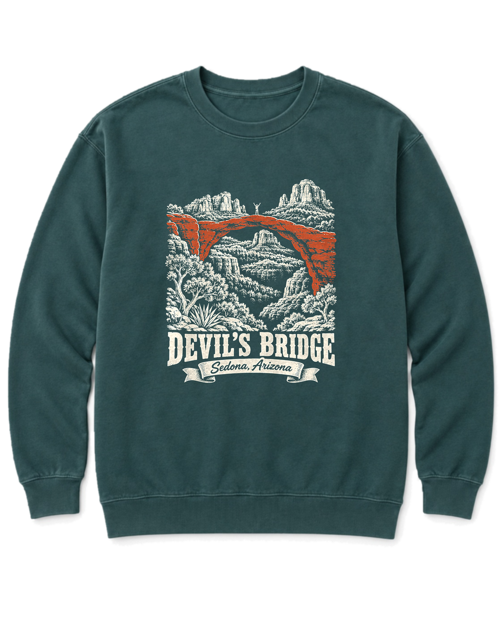 Devil's Bridge Sweatshirt - Blue Spruce