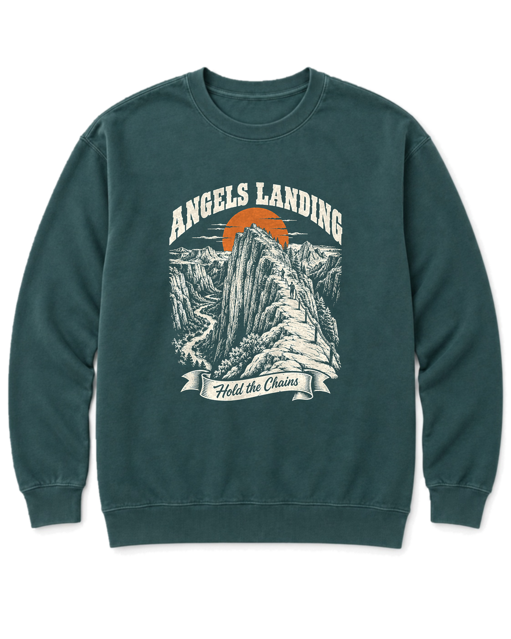 Angels Landing Sweatshirt - Blue Spruce