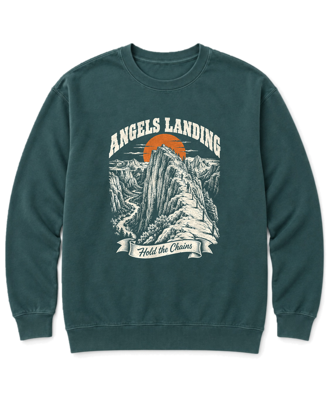 Angels Landing Sweatshirt - Blue Spruce